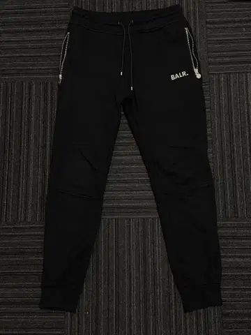 BALR. 블랙 스웨트 팬츠