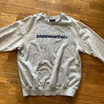 thisisneverthat 그레이 맨투맨