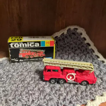 토미카 29 에어리얼 래더 소방차 블랙 상자