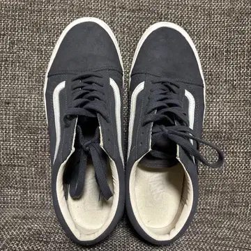 vans 네이비 스웨이드 로우컷 스니커즈