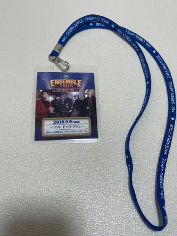 미세스 그린애플 ENSMBLE TOUR VIP 패스 2018