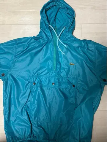 라코스테 나일론 아노락 후드티 L