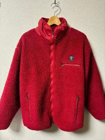 네펜데스 사우스2웨스트8 보아 블루종 플리스 빨간색