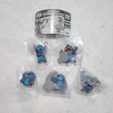 디즈니 캐릭터 아치코치 스티치 전 5종 컴플리트 세트