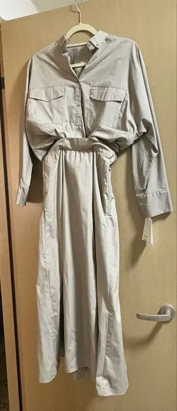 미라 오웬 셔츠 원피스 미사용