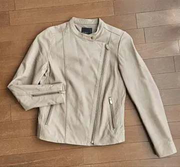 NOBLE 소프트 램 가죽 라이더 자켓