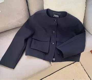ZARA 노카라 자켓 XS 블랙 블루종 자켓 봄버 자켓