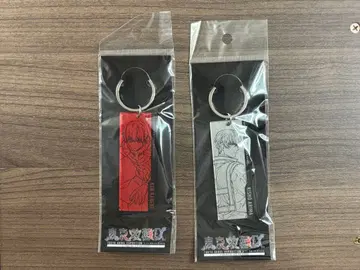 메탈릭 아크릴 키링