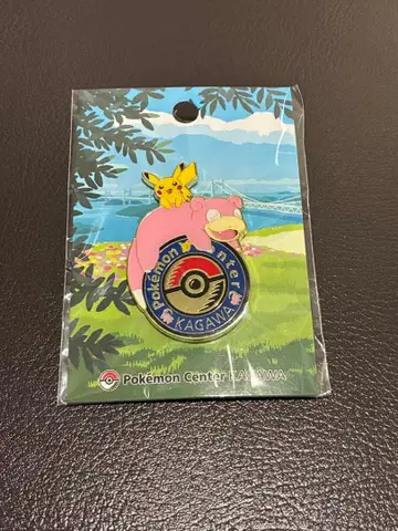 포켓몬 센터 카가와 카가와 한정판 야돈 피카츄 로고 핀즈 1개