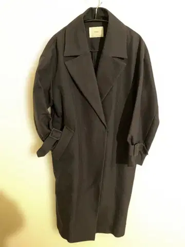 IENA 다크 네이비 롱 코트