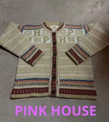 핑크하우스 가디건