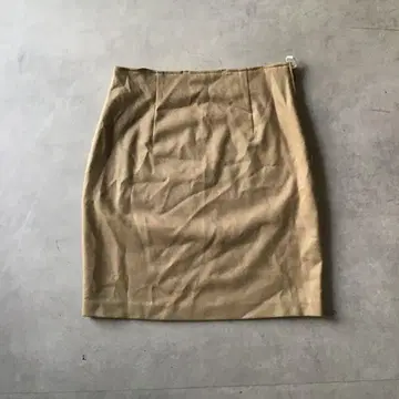 [레어] BENETTON 베네통 스커트 베이지 울