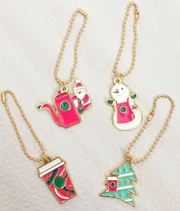 스타벅스 스벅 홀리데이 참 4개 세트