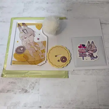 Honey Vibes 테오 아크릴 스탠드 스티커 2종 세트