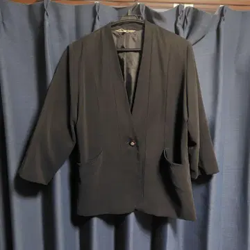 노카라 자켓 사이즈 13 블랙