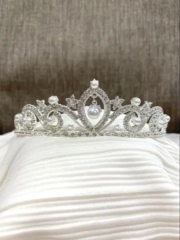 웨딩 티아라 펄 티아라 크리스마스