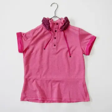 힐 크릭 여성용 골프 스탠드 카라 피케 셔츠 사이즈 40