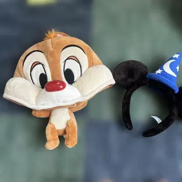 칩 헤어 액세서리 미키 모자 포함