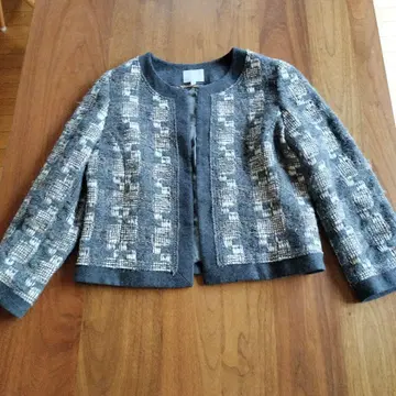 그레이 계열 텍스처 부착 자켓 38