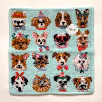 페이러 러브러리 파티 도기 손수건