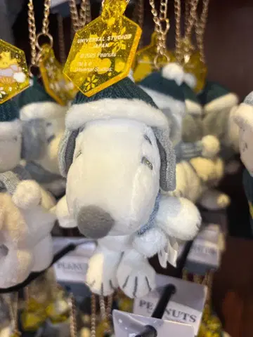 USJ 한정판 스누피 마스코트 키체인