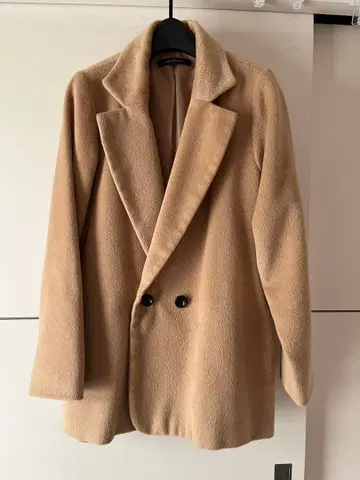 반스 체인지 베이지 더블 브레스트 자켓 코트 M 사이즈