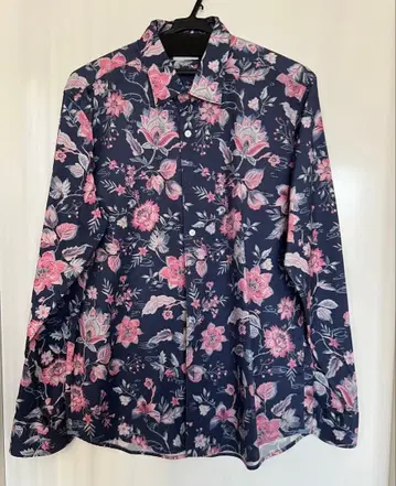 REPLAY 플로럴 프린트 긴팔 셔츠