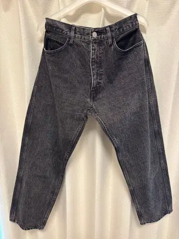 새상품급 별주 블랙 데님 스트레이트