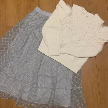 evelyn 니트, 스커트 세트