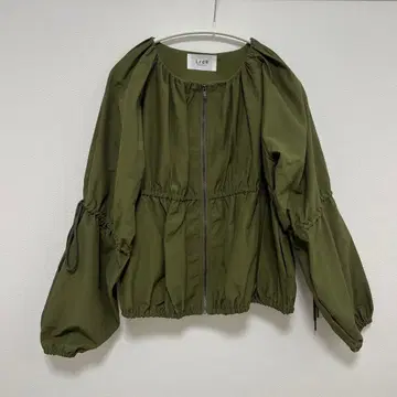 LrdR 올리브 그린 리본 자켓