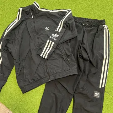 adidas 오리지널 저지 셋업 블랙