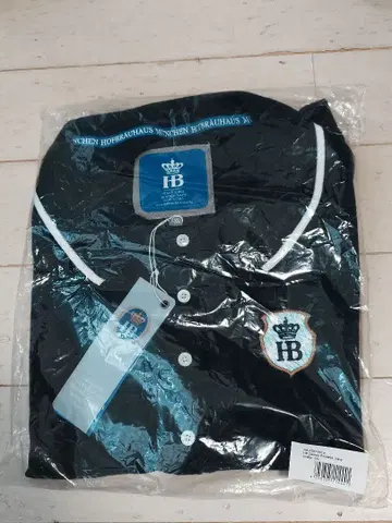 호프브로이하우스 피케 셔츠 공식 HB 네이비 2XL