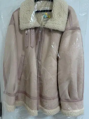 FURFUR 보아 자켓 핑크