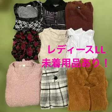 여성용 의류 9점 묶음 판매 미착용품 포함 LL 사이즈 리셀 환영!