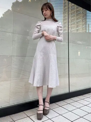 스나이델 트위드 도킹 니트 원피스 사이즈 0