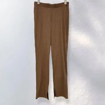 메이슨 그레이 리브 팬츠 허리밴딩 슬릿 캐주얼 무지 [i363