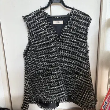 Heve 헤이 트위드 베스트 이세탄 한정