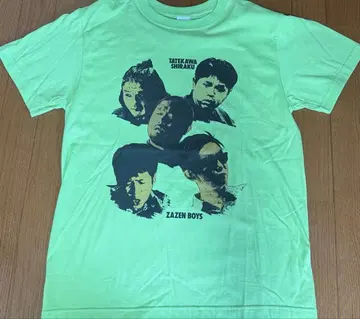 ZAZENBOYS 자젠보이즈 x 타치카와 시라쿠 티셔츠 그린