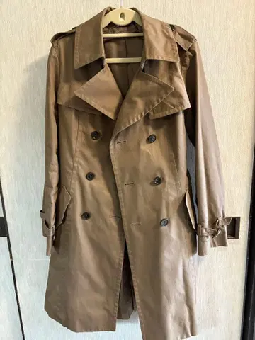 이너 포함 유니클로 트렌치코트 브라운