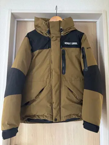 SCHOTT BROS. 후드 부착 다운 자켓