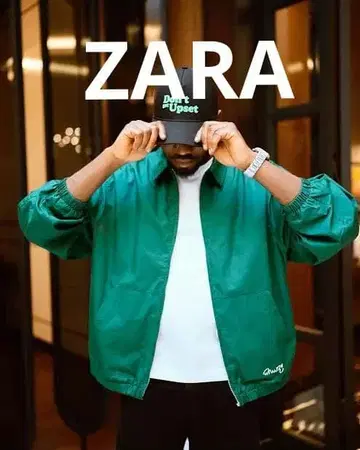 [택 포함 새상품] 그린 집업 자켓 지구 디자인 L