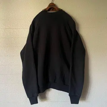 데드스탁 90s hanes 헤인즈 맨투맨 M 블랙 무지