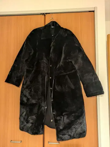 에코 퍼 롱 코트