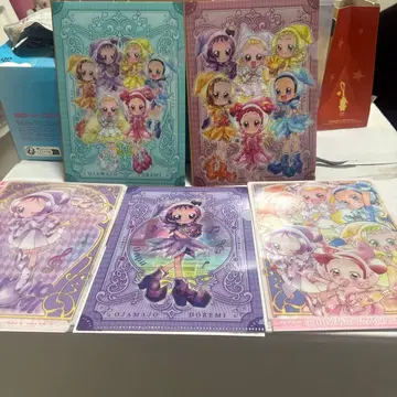 오쟈마녀 도레미 mini 클리어 파일 컬렉션 온푸 집합 묶음 판매