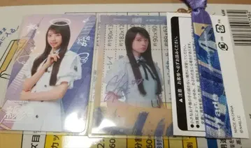 신참자 솔로 그림체 카드 리본 밴딩 클리어 카드 3점 야타 모에카