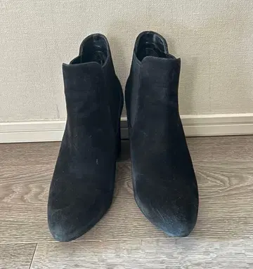 콜한 블랙 스웨이드 사이드 고어 부츠