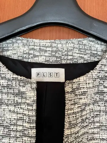 PLST 노카라 자켓 M