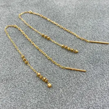 코코슈닉 k10 골드 체인 타입 귀걸이