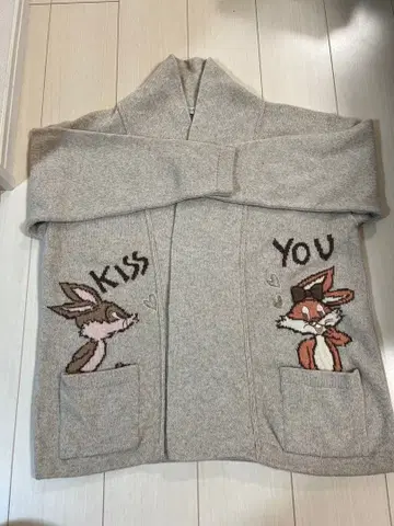 구제 니트 가디건