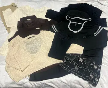 여성용 긴팔 니트 셋업